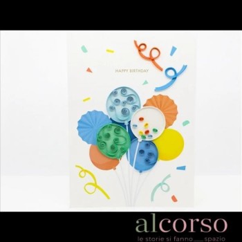 Biglietto auguri Balloons...