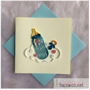 Biglietto natività Biberon...