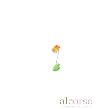 Luce con pinza flessibile...