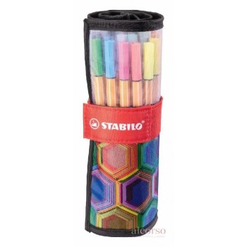 Astuccio roll-up pennarelli...