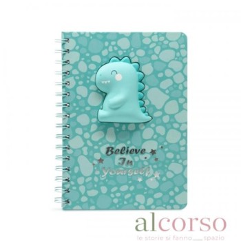 Notebook spiralato a righe...