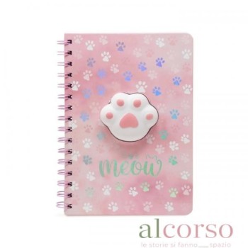 Notebook spiralato a righe...